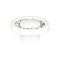 Buton pentru mobila rotund cu model, X1-09, alb