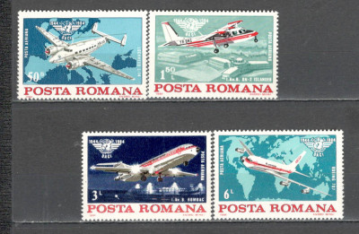 Romania.1984 Posta aeriana-50 ani OACI ZR.737 foto