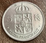 C50 - Moneda foarte veche - Suedia - 5 coroane / Kronor - 1972