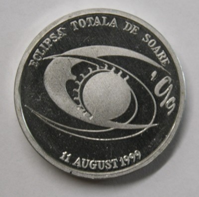 500 LEI 1999 ECLIPSA PROOF . TIRAJ MIC: 3000 BUC. foto