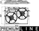MAHLE CFF 228 000P Ventilator, radiator