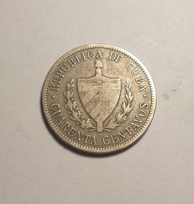 Cuba 40 Centavos 1915 foto