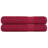 Gossi prosoape frogn 2 buc., bordeaux, 100x200 cm, 360 g/m2