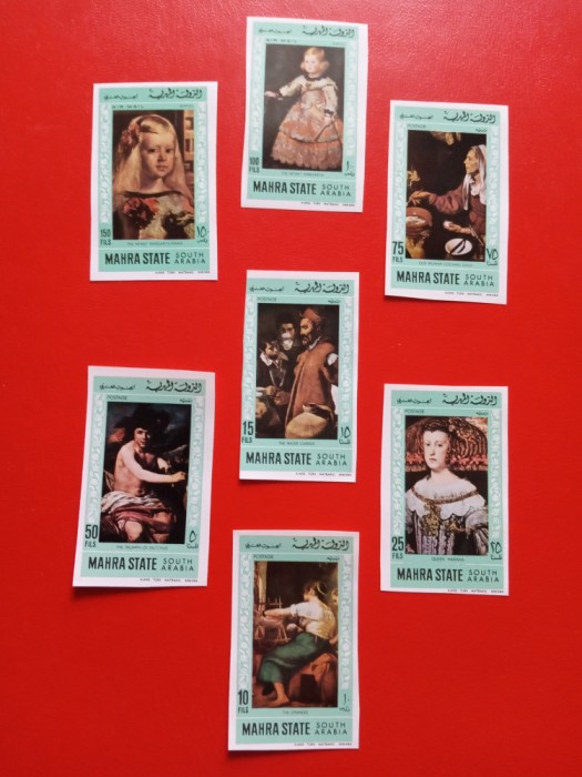 MAHRA, PICTURI - SERIE COMPLETĂ MNH IMPERF.