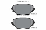 TEXTAR 2358501 set placute frana,frana disc
