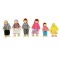 Set 6 papusi din lemn Familia Puppet