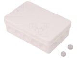 SPELSBERG Cutie conexiuni IP55 85x130x37mm Polipropilena PP IK07 Alba Seria 2K