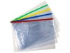 Buzunar Plastic A4 cu Fermoar EK, Transport Documente, Buzunar Carte Vizita, 330x220 mm, 12 buc/set