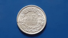 Elvetia , 1/2 Franc 1963 foto