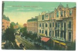 2411 - BUCURESTI, Academiei Ave. Romania - old postcard - used - 1913, Circulata, Printata