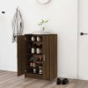 VidaXL Pantofar, stejar maro, 60x35x92 cm, lemn prelucrat 816013