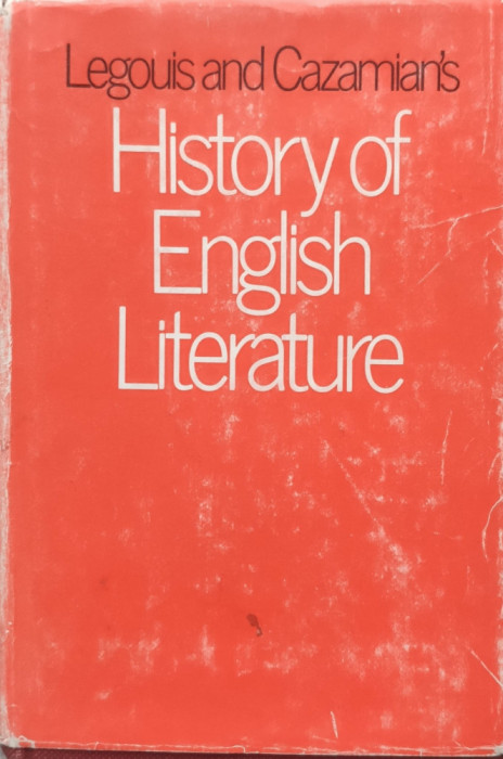 A History Of English Literature - Emile Legouis, Louis Cazamian ,556956