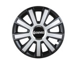 Cumpara ieftin Set 4 capace roti Flash Gri-Negru R14 pentru gama auto Daewoo, Autohelix MSA