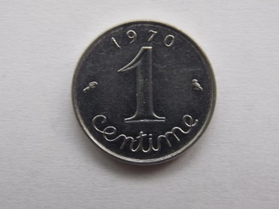 1 CENTIME 1970 FRANTA-XF foto
