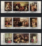 RAS AL KHAIMA 1970 - Picturi, istorie franceza /serie completa MNH (2 img)