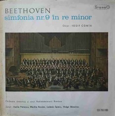 Disc vinil, LP. SIMFONIA NR.9 IN RE MINOR. DIRIJOR: IOSIF CONTA. SET 2 DISCURI VINIL-LUDWIG VAN BEETHOVEN-287198