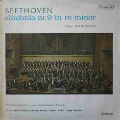 Disc vinil, LP. SIMFONIA NR.9 IN RE MINOR. DIRIJOR: IOSIF CONTA. SET 2 DISCURI VINIL-LUDWIG VAN BEETHOVEN