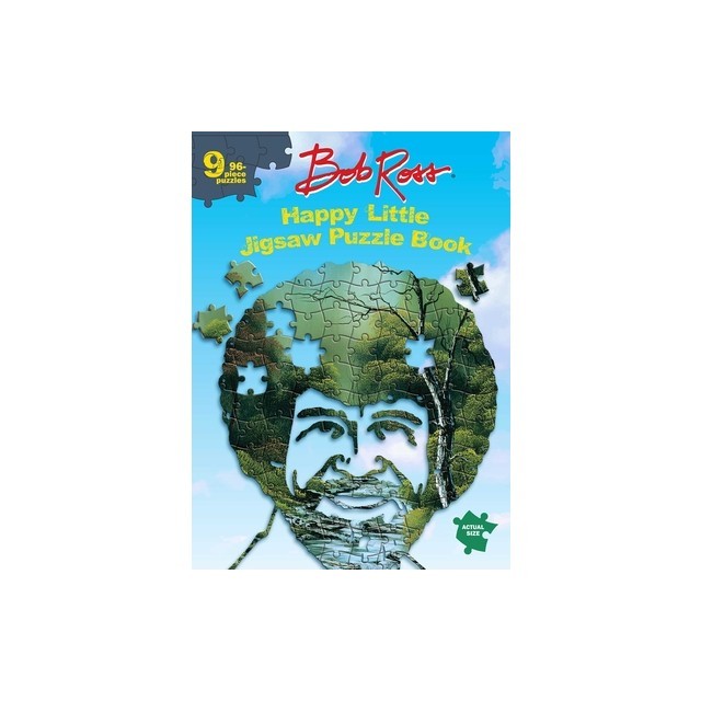Bob Ross Happy Little Jigsaw Puzzle Book