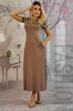 Y617-87 Rochie casual din material lejer cu buzunare laterale, M, M/L, S, S/M