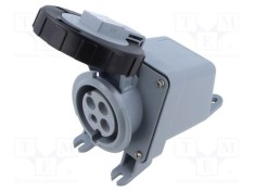 Conector alimentare AC trifazat IP&amp;S 30A 500V AMPHENOL soclu mamă IP69K