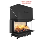 Focar semineu pe lemne CRYSTAL 90 MAX &ndash; German Edition