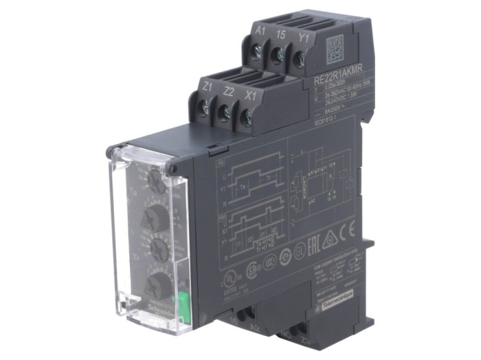 Timer Programabil 0,05s-300h SPDT 250VAC/8A 24-240V