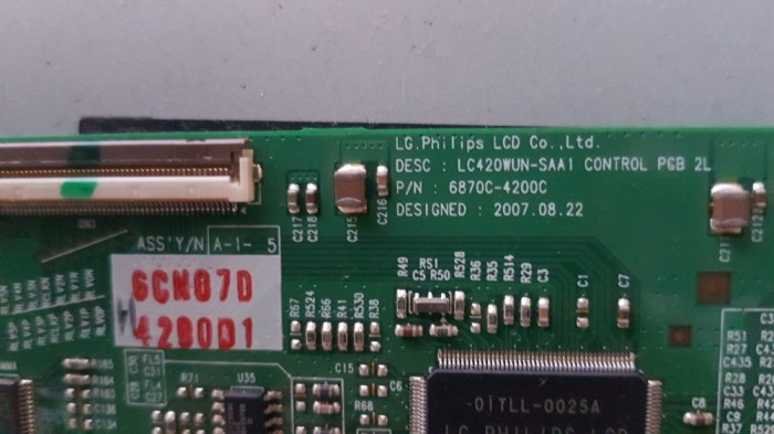 6870C-4200C LC420WUN-SAA1 tcon