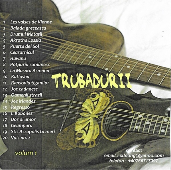 CD Trubadurii &ndash; Volum 1, original