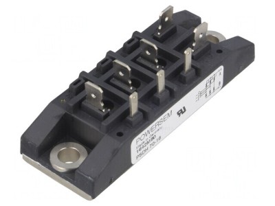 Punte redresoare semi-controlată 1,6kV 70A modul foto