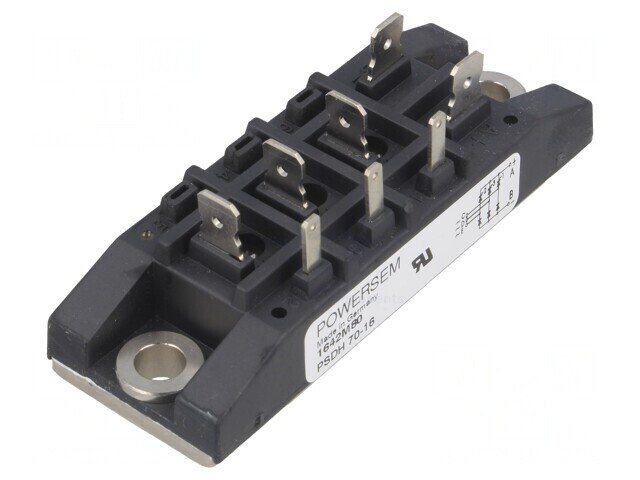 Punte redresoare semi-controlată 1,6kV 70A modul