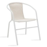 Cumpara ieftin Scaun exterior Obbi, metal si PE, 56x54x73 cm