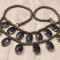 COLIER etnic TRIBAL AFGHAN cu LAPIS LAZULI vechi RAR manopera EXCEPTIONALA masiv