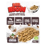 Cereale cu 30% proteina fara zahar low-carb gluten free si vegane Cocos, 250g, Mr. Iron