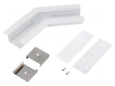 Conector 135&amp;deg; Alb Aluminiu VARIO30-05 foto