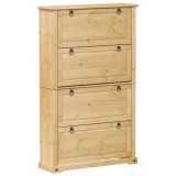 Cumpara ieftin Dulap pantofi "Corona", 99x32x163,5 cm, lemn masiv de pin