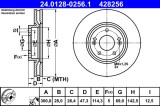 ATE 24.0128-0256.1 Disc frana