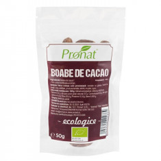 Boabe de Cacao Bio Raw Pronat 50gr