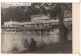 CPIB 25379 CARTE POSTALA - SOVATA - LACUL URSU, CIRCULATA, RPR, 1958, STAMPILE, TIMBRU, Fotografie