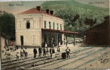 1917 CP Gara DOFTANA / Bailea Telega circulată către Coman Georgescu, comerciant si antreprenor din Focșani / Editura BONDOC / Primul razboi mondial