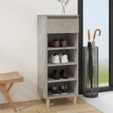 VidaXL Pantofar, gri beton, 40x36x105 cm, lemn prelucrat