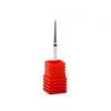 Bit de diaamant pentru cuticulă, con, br&acirc;u roșu 847/018R