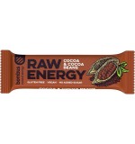 Baton Energizant Raw Energy cu Cacao si Boabe de Cacao 50 grame Bombus, Bombus Natural Energy