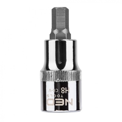 Tubulara cu Bit profil hexagonal 1/2&amp;quot;, H8 X 55 mm NEO TOOLS 08-773 HardWork ToolsRange foto