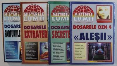 Dosarele OZN. Farfuriile zburatoare/Extraterestrii (4 volume) foto
