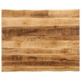 VidaXL Blat de masă contur organic 110x80x3,8 cm lemn masiv mango brut