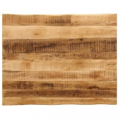 vidaXL Blat de masă contur organic 100x80x2,5 cm lemn masiv mango brut 370676
