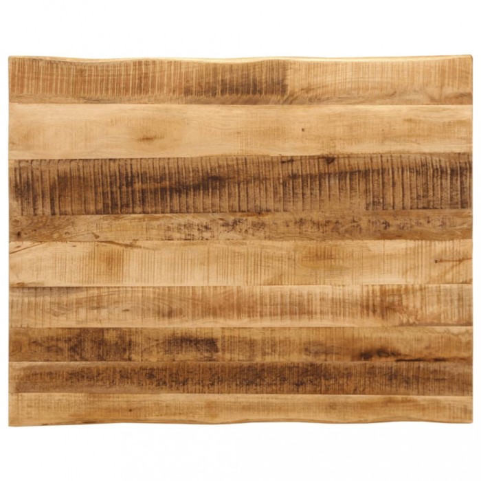 vidaXL Blat de masă contur organic 100x80x2,5 cm lemn masiv mango brut 370676