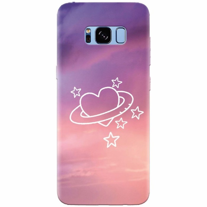 Husa silicon pentru Samsung S8 Plus, Galaxy Heart