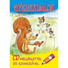 Gyerekdalok - CD mell&eacute;klettel &eacute;s szinezővel