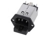 Conector Alimentare AC Soclu Tată 2A 250VAC IEC 60320